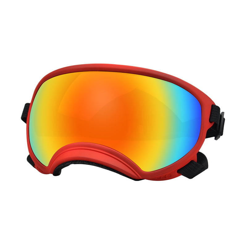 Red framed Red film dog goggles — photo 1