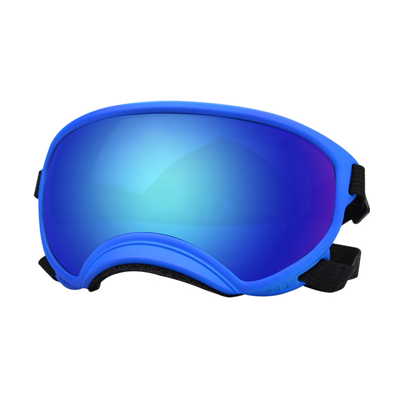Blue framed Blue film dog goggles — photo 1
