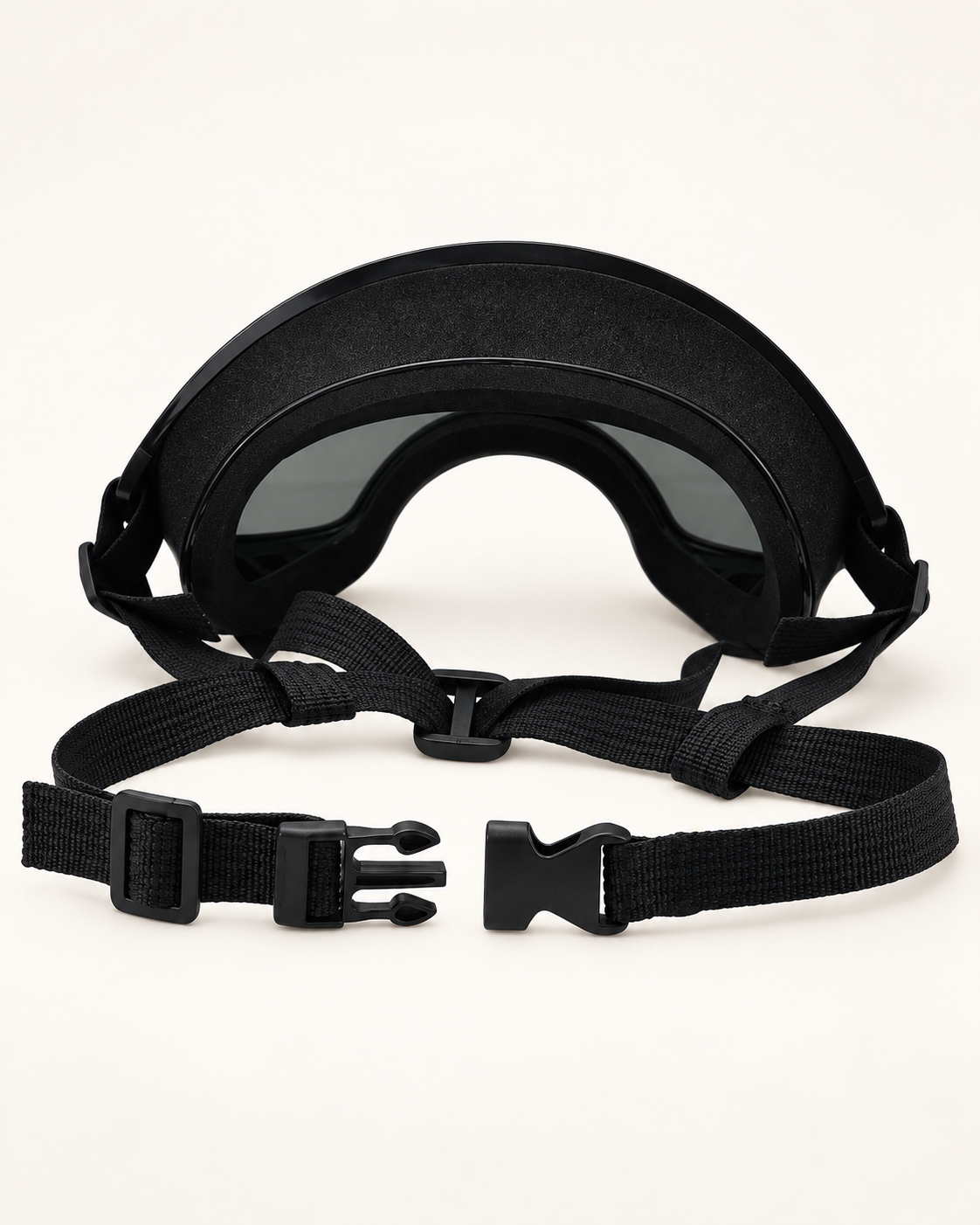 Adjustable dog goggle straps and buckle